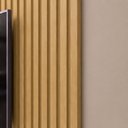 Ver imagem 4 de Painel para TV até 115 Polegadas Ripado MDF 270CMX300CM Moldufama Castanho