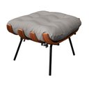 Ver imagem 1 de Puff Decorativo Laura 65cm Couro Off White - Sallar Home