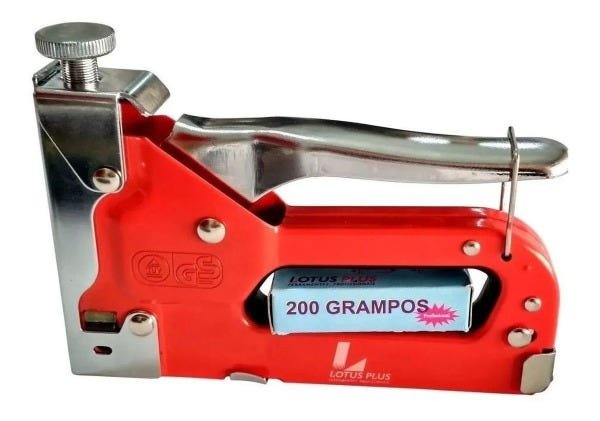 Grampeador Tapeceiro Pro De Alta Pressão + 10200 Grampos - 6