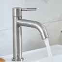 Ver imagem 3 de Torneira Misturador Escovado Pia Bancada Banheiro Lavatório