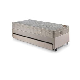 Bicama Box Solteiro Linho 96x203x28 cm com Colchão Airtech Ortobom Molas Ensacadas - 8