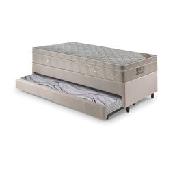 Bicama Box Solteiro Linho 96x203x28 cm com Colchão Airtech Ortobom Molas Ensacadas - 7