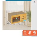 Ver imagem 2 de Casinha para Gatos com Arranhador de Mdf 24cm X 48cm