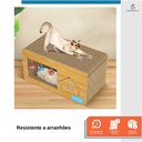 Ver imagem 5 de Casinha para Gatos com Arranhador de Mdf 24cm X 48cm