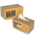 Ver imagem 1 de Casinha para Gatos com Arranhador de Mdf 24cm X 48cm