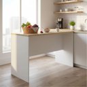 Ver imagem 1 de Bancada Gourmet para Cozinha 222cm 100% Mdf Phoenix Móvel na Caixa