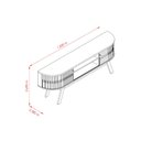Ver imagem 5 de Home Theater Laguna com Painel Para TV até 65 Polegadas Jade Oliva - Madetec