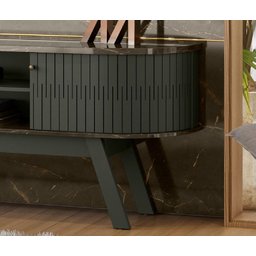 Home Theater Laguna com Painel Para TV até 65 Polegadas Jade Oliva - Madetec - 3 Home Theater Laguna com Painel Para TV até 65 Polegadas Jade Oliva - Madetec - 3