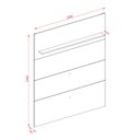 Ver imagem 6 de Home Theater Laguna com Painel Para TV até 65 Polegadas Jade Oliva - Madetec