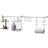 Kit Cozinha Suspensa Cook Home Escorredor Porta Rolos Kit01 - 2