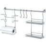 Kit Cozinha Suspensa Cook Home Porta Rolos E Temperos Kit02 - 1