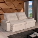 Ver imagem 2 de Sofá 4 Lugares 2,50m Retrátil e Reclinável Ravi Bom Pastor