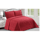 Ver imagem 1 de Kit Colcha Classic Border Queen Malbec 3 pçs 2,40m x 2,60m Sonhare Sultan