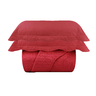 Kit Colcha Classic Border Queen Malbec 3 pçs 2,40m x 2,60m Sonhare Sultan - 2