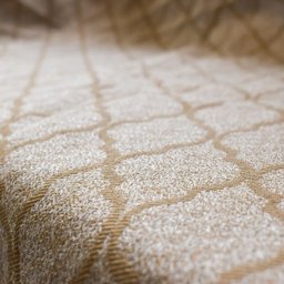 Xale para Sofá Manta 1,60x1,40M Jacquard Roma Bege Decorativo - 2