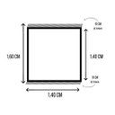 Ver imagem 4 de Xale para Sofá Manta 1,60x1,40M Jacquard Roma Bege Decorativo