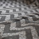 Ver imagem 2 de Xale para Sofá Manta 1,60x1,40M Jacquard Paris Preto Decorativo