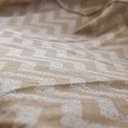 Ver imagem 3 de Xale para Sofá Manta 1,60x1,40M Jacquard Paris Bege Decorativo
