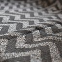 Ver imagem 2 de Xale para Sofá Manta 2,10x1,40M Jacquard Paris Preto Decorativo