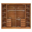 Ver imagem 3 de Guarda Roupa Casal Sevilla 6 Portas de Bater 8 Gavetas MDP Cinamomo