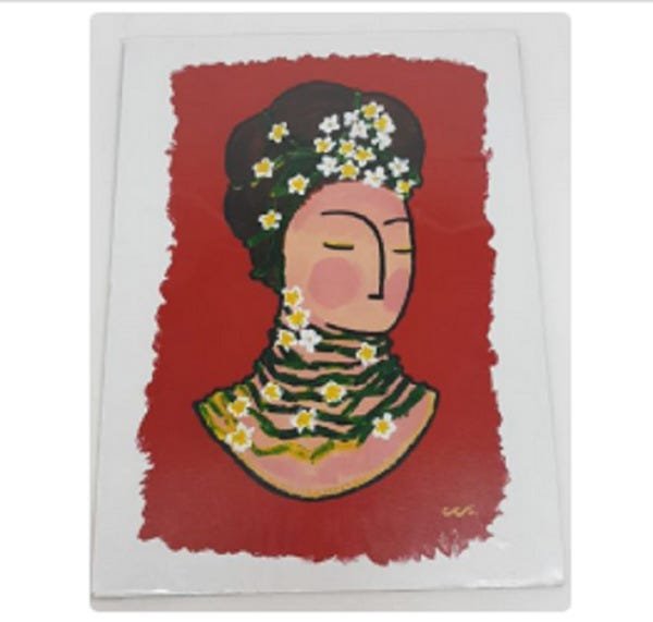 Obra de Arte Frida Primavera - Artista Cristovão CCS. - 1