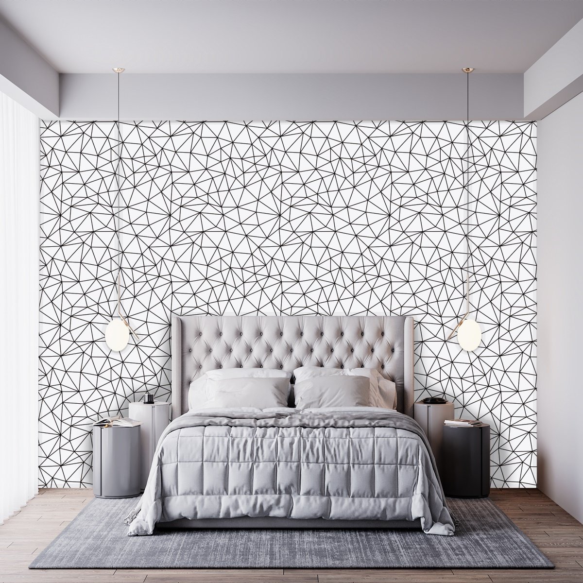 Papel de Parede Adesivo Branco para Sala Quarto Lavável 15m ...