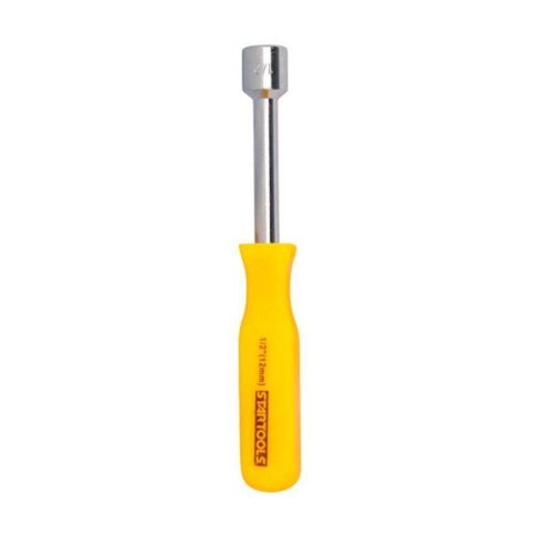 Jogo de Chaves Canhão 7 Peças 70mm Mecânica Elétrica Cabo Ergonômico Amarelo Startools