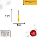 Ver imagem 2 de Jogo de Chaves Canhão 7 Peças 70mm Mecânica Elétrica Cabo Ergonômico Amarelo Startools