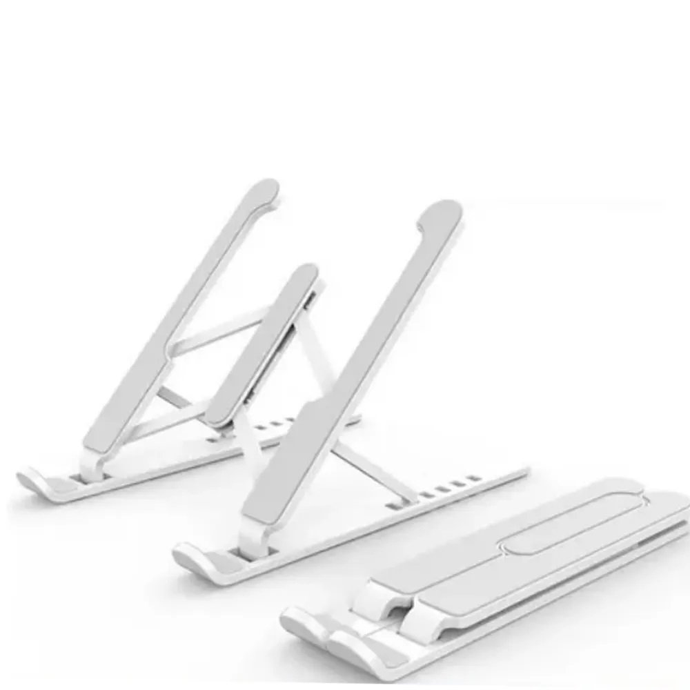 Suporte Para Notebook Laptop Kit 8 Unidades Apoio Slim Dobravel Ergonomico Ajustavel Regulavel Porta - 4