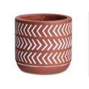 Ver imagem 2 de Vaso de Cimento Terracota conta - 11 x 11 x 9 cm