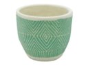 Ver imagem 2 de Vaso Concreto Verde - 14,5 x 14,5 x 12,5 cm