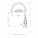 Ver imagem 2 de Torneira Misturador Monocomando para Cozinha Baixo Preto - Dom Color Perflex