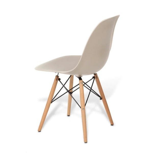 Cadeira Charles Eames Wood Design Eiffel de Jantar Fendi - 4