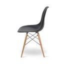Ver imagem 3 de Cadeira Charles Eames Wood Design Eiffel de Jantar Preta