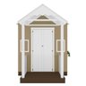 Casinha de Brinquedo Mdf com Varanda Artesanal Branco/bege L12 - Gran Belo Casinha Infantil - 8