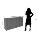 Ver imagem 2 de Buffet de Sala Jantar Lia c/ 4 Portas Cinamomo - Cimol