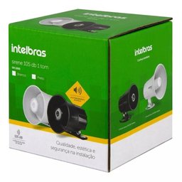 Sirene 105db Intelbras Sir1000 Branca Potência 1km - 6