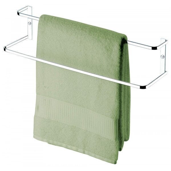 Toalheiro Aço de Parede 45cm para 2 Toalhas Perfezione Future - 1