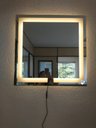 Ver imagem 5 de Espelho quadrado jateado iluminado com led quente 60x60cm TOUCH