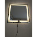 Ver imagem 4 de Espelho quadrado jateado iluminado com led quente 60x60cm TOUCH