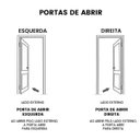 Ver imagem 3 de Porta Pivotante com Lambril Liso