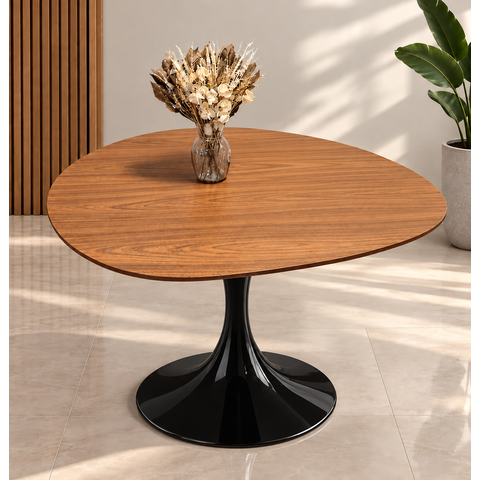 Mesa Orgânica Zeeta Lin 180x100cm - Saarinen Preto