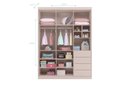 Ver imagem 4 de Jogo de Quarto com Guarda Roupa 3 Portas e 4 Gavetas + Cômoda 2 Portas e 4 Gavetas Pérola Rosê - Pho