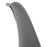 Kit 4 Cadeiras Jantar Eames Wood Leda Design Estofada Cinza - 5