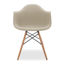 Ver imagem 3 de Kit 4 Cadeiras de Jantar Charles Eames Wood Daw Braço Fendi