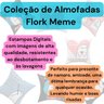Almofada Avulsa Cheia Flork Meme Humor C/ Frases 45cm X 45cm com Refil - 3