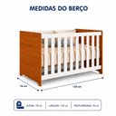 Ver imagem 3 de Berço Mali 2 em 1 para Colchão 130x70 cm 100% MDF Reller