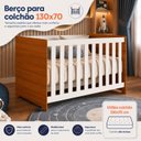 Ver imagem 5 de Berço Mali 2 em 1 para Colchão 130x70 cm 100% MDF Reller