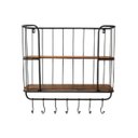 Ver imagem 1 de Prateleira para Parede de Ferro e Madeira - 59,5 x 61,5 x 20,5 cm