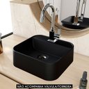 Ver imagem 2 de Cuba Pia para Banheiro Quadrada 32cm Ágata C08 Preto - Mpozenato